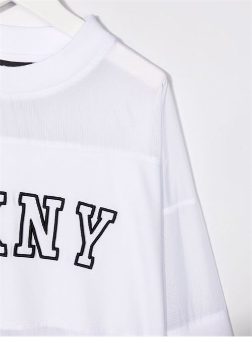 Felpa bambina con scritta grande logo sul davanti DKNY KIDS | D35S2110BT